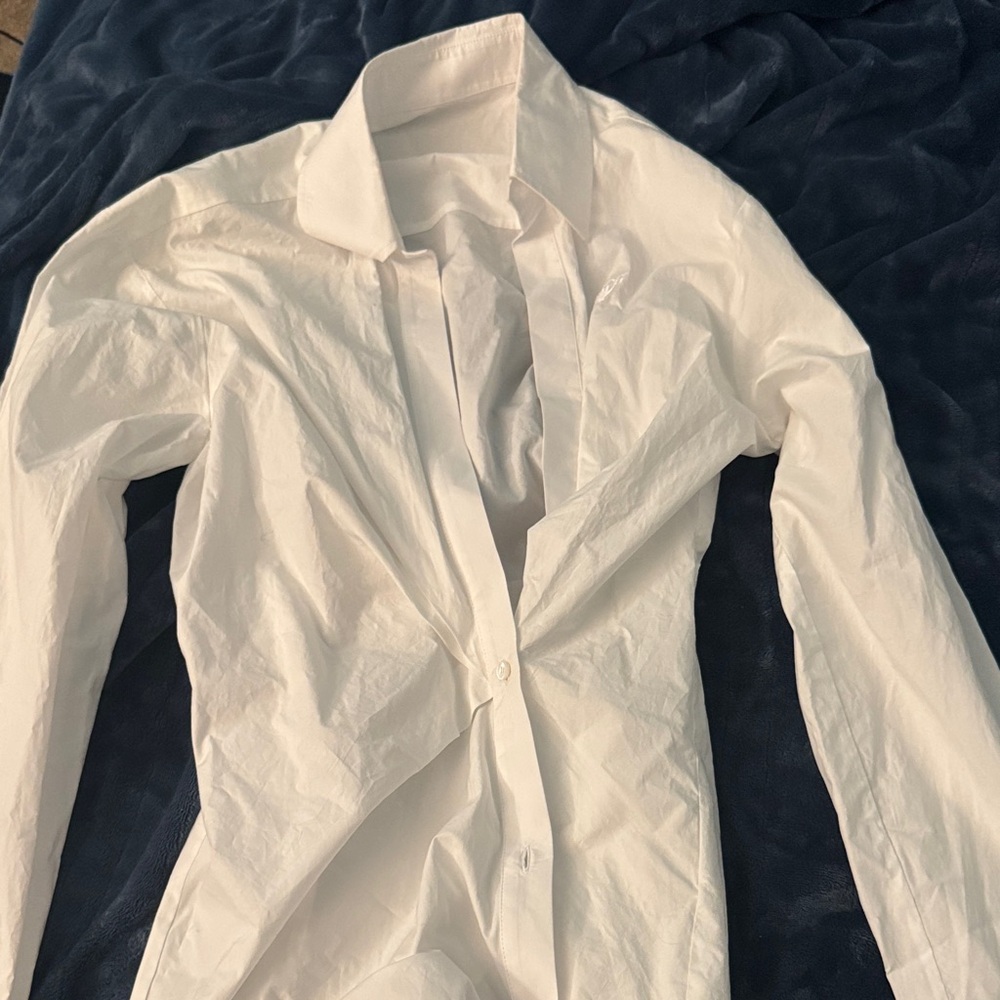 Off-White cinched Button-Up Shirt
